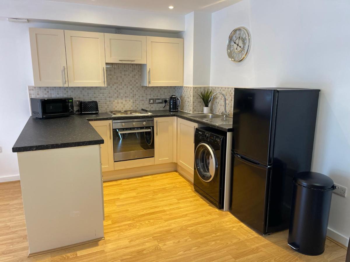 Moda Wigan - Stylish 2 Bed Apartment Central Wigan Exteriér fotografie